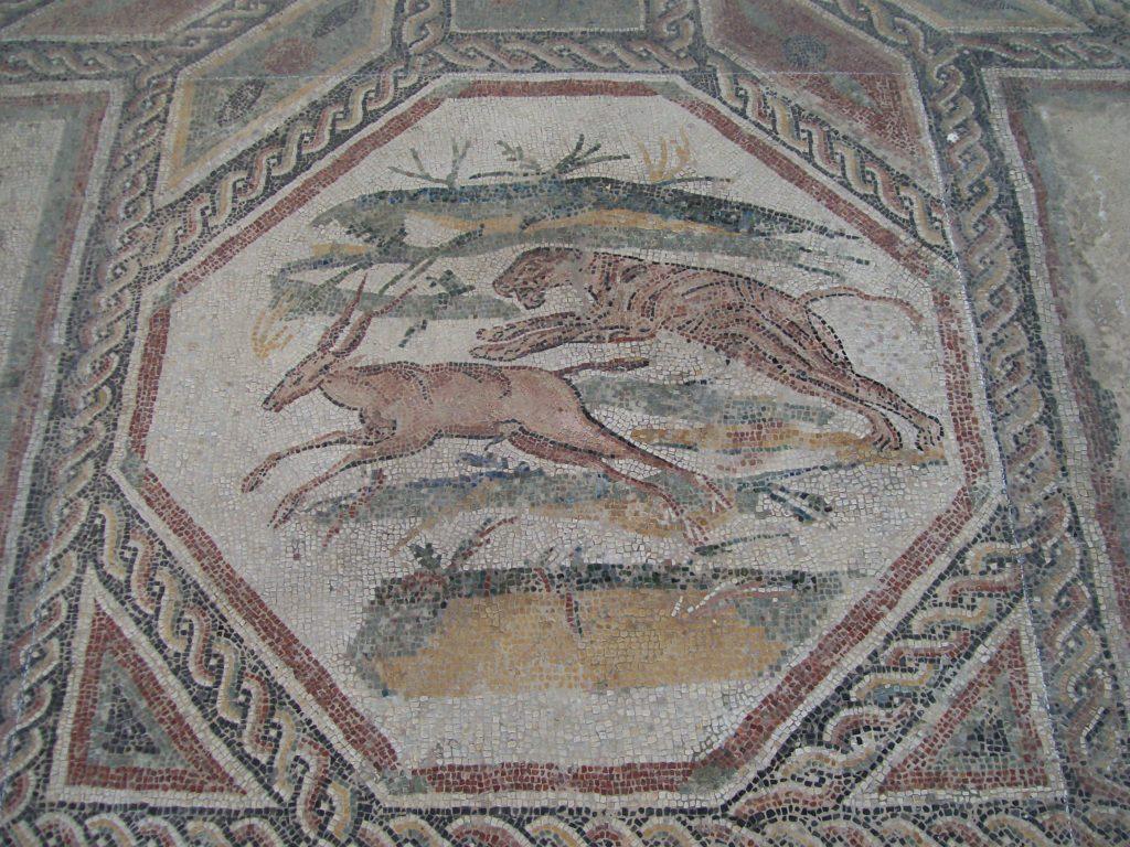 Mosaik in der Römischen Villa von Desenzano
